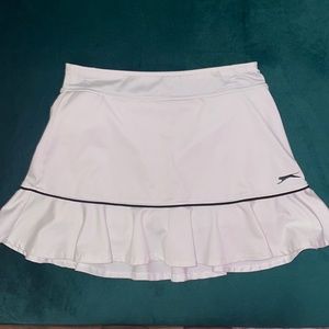 white tennis/golf skirt